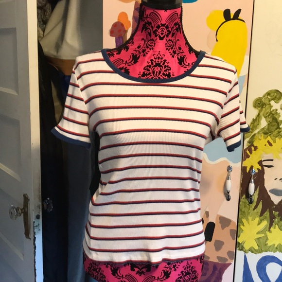 Red White & Blue Striped T-Shirt❤️ - Picture 1 of 5